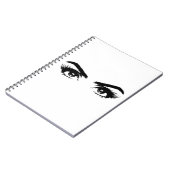 Womens Sketch Eyebrows Notizblock (Linke Seite)
