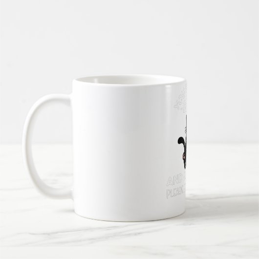 Womens Skull Dein erster Fehler war, zu denken, ic Kaffeetasse (Links)