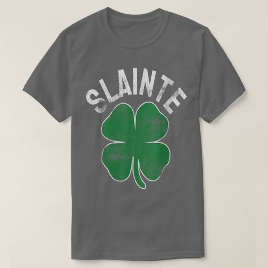 Womens Slainte Beer Drinking Irish ST PATRICKS DAY T-Shirt (Design vorne)