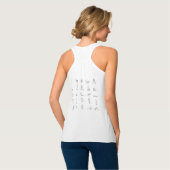 Womens Slim Fit Racerback Tank Top (Rückseite Vollansicht)