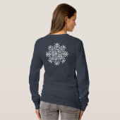 Womens Slim Fit Snowflake QR-T - Shirt (Schwarz voll)