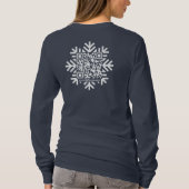 Womens Slim Fit Snowflake QR-T - Shirt (Rückseite)