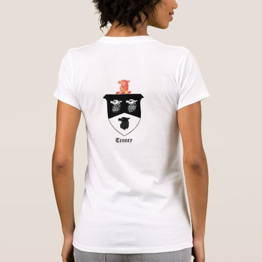 Women's Slim Fit T-Shirt - Tenney Family Crest (Rückseite)