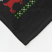 Womens Sloth Christmas Lights Santa Costume Ugly X Fleecedecke (Ecke)