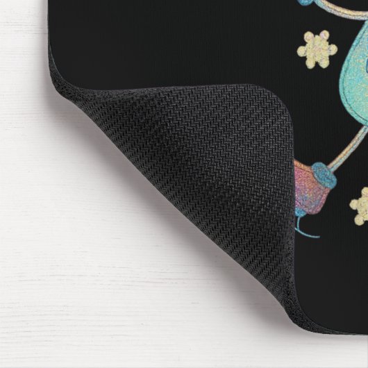 Womens Snowman Christmas 2025 Family Matching Funn Mousepad (Ecke)