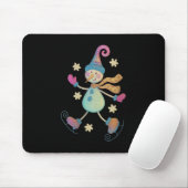Womens Snowman Christmas 2025 Family Matching Funn Mousepad (Mit Mouse)