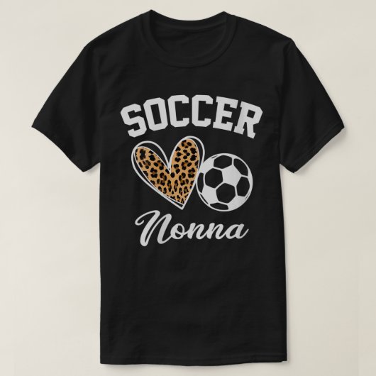 Womens Soccer Nonna Leopard Herzlich willkommen be T-Shirt (Design vorne)