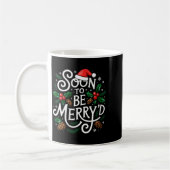 Womens Soon To Be Merry'd Christmas Engaged Fiance Kaffeetasse (Links)
