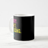 Womens Sorry Can't Cruising Bye Teacher Student Fu Kaffeetasse (Vorderseite Links)