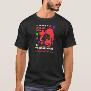 Womens Special Mama Autismus Bewusstsein Puzzle Au T-Shirt
