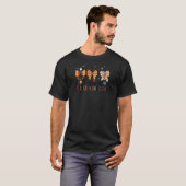 Womens Spooky Turkey Jingle Funny Hallothanksmas B T-Shirt (Vorne ganz)