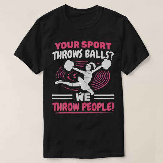 Womens Sport Throws Balls We People Cheerleader Ch T-Shirt (Design vorne)