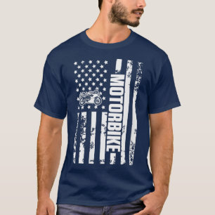 Womens Sports Racing Motorrad VNeck T-Shirt