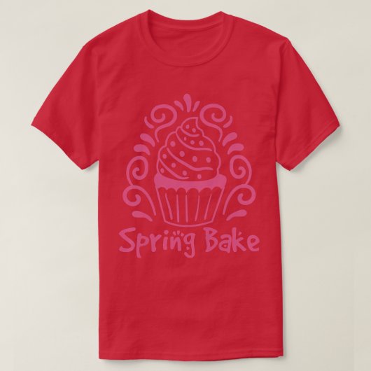 Womens Spring Bake Design for a Baking Lover T-Shirt (Design vorne)
