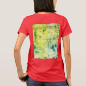 Women's St. Patrick' Day Designed Shirt. T-Shirt (Rückseite)