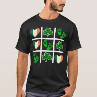Womens St Pattys Schwangerschaft Ankündigung St Pa T-Shirt
