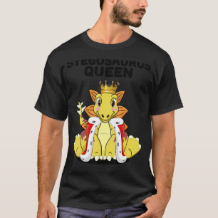 Womens Stegosaurus Queen Girls Stegosaurus T-Shirt