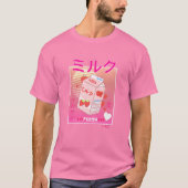 Womens Strawberry Milk Carton Kawaii Pink Aestheti T-Shirt (Vorderseite)