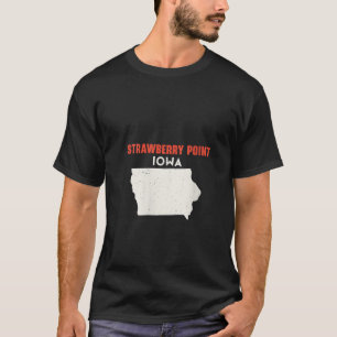 Womens Strawberry Point Iowa USA Staat America Tra T-Shirt