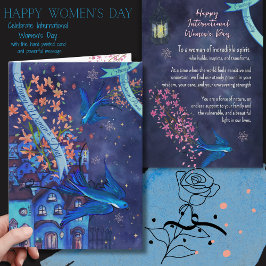 Women's Strength & Spirit  Women's Day Card Feiertagskarte