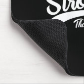 Womens Stronger Than Yesterday Motivational Insrat Mousepad (Ecke)