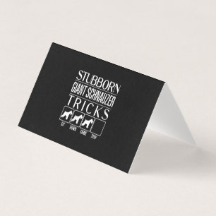 Womens Stubborn Giant Schnauzer Tricks