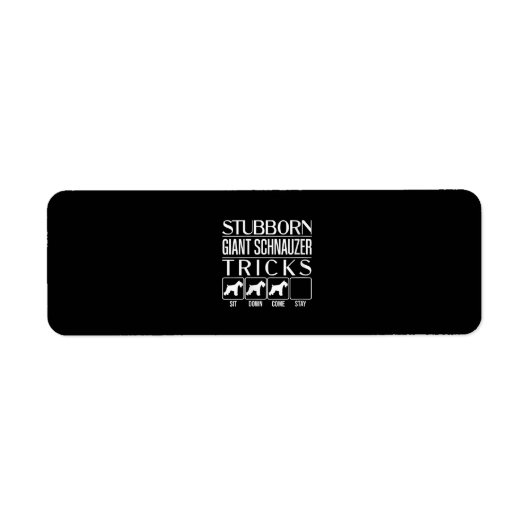 Womens Stubborn Giant Schnauzer Tricks (Vorne)