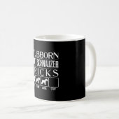 Womens Stubborn Giant Schnauzer Tricks Kaffeetasse (VorderseiteRechts)