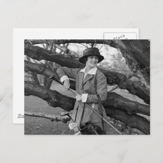 Women's Style in Golf Atture, Anfang der 1900er Ja Postkarte (Vorne/Hinten)