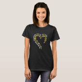 Womens Sunflower Heart Mimi My Greatest Blessing C T-Shirt (Vorne ganz)