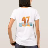 Women's Sunset 47 Two-Sided Basic T-Shirt (Rückseite)
