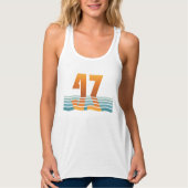 Women's Sunset 47 Two-Sided Tank Top (Vorderseite)