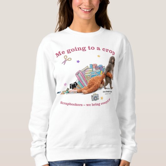 Women's Sweatshirt Punch the Monkey (Vorderseite)