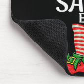 Womens Sy Elf Christmas Family Matching Group V T Mousepad (Ecke)