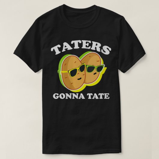 Womens Taters Gonna Tate VNeck T-Shirt (Design vorne)