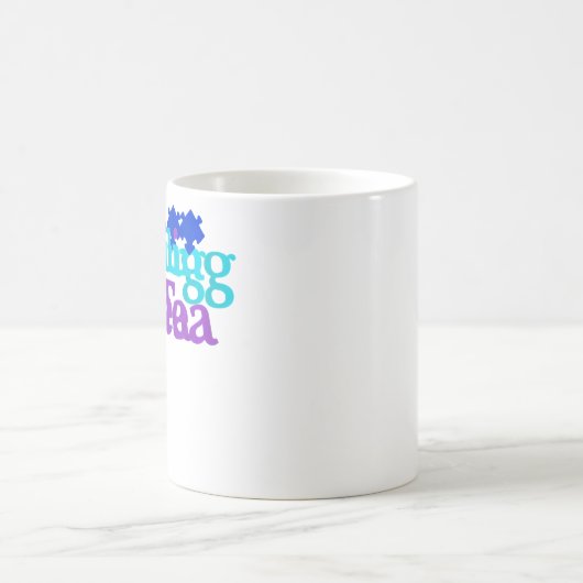 Womens Tea And Puzzling Jigsaw Puzzle Master Kaffeetasse (Mittel)