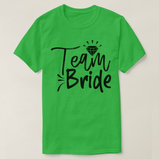 Womens Team Bride Cute Matching For Bachelorette P T-Shirt (Design vorne)