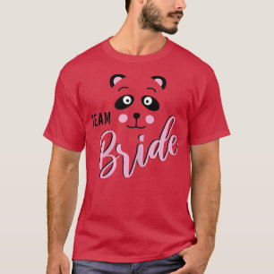 Womens Team Bride Panda Junggeselinnen-Abschied T-Shirt
