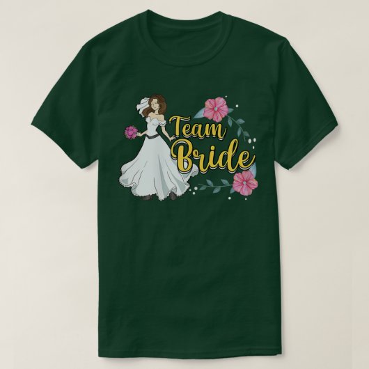 Womens Team Bride T-Shirt (Design vorne)