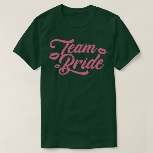 Womens Team Bride Wedding Day Bridal Shower Brides T-Shirt (Design vorne)