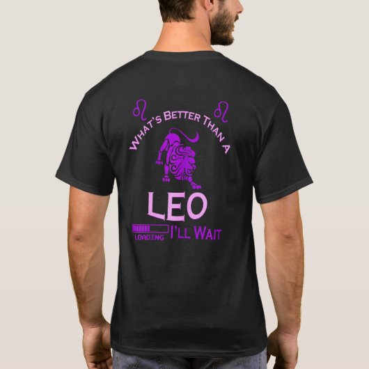 Womens Team Leo Zodiac Leo Girl Leo Queen Astrolog T-Shirt (Rückseite)