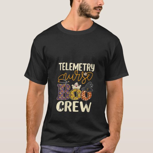 Womens Telemetry Nurse Boo Crew Telemetry Nurse Ha T-Shirt (Vorderseite)