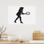 Womens Tennis Poster (Küche)