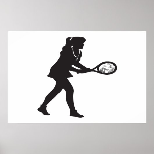 Womens Tennis Poster (Vorne)