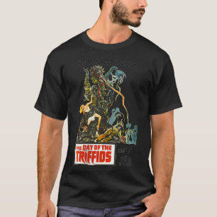 Womens The Day of the's Scifi Horror Monster VNeck T-Shirt