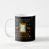 Womens The Ugliest Christmas Sweater With An Image Kaffeetasse (Links)