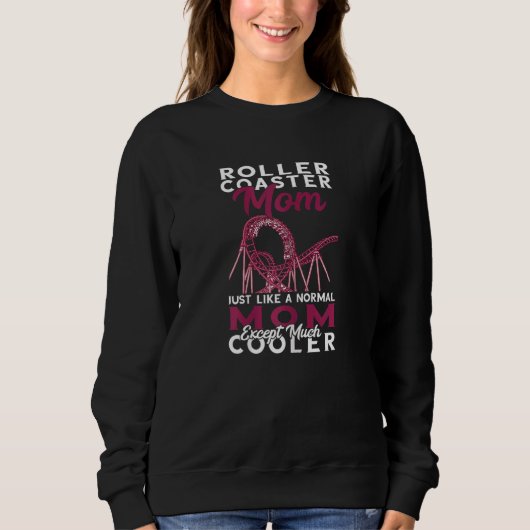 Womens Thrillseeker Roller Untersetzer Phantastisc Sweatshirt (Vorderseite)