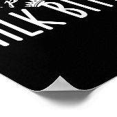 Womens Tiny Person's Milk New Mom Ery Funny Breast Poster (Ecke)