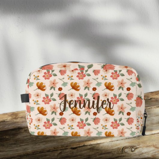 Women's toiletry bag with personalized name waschbeutel