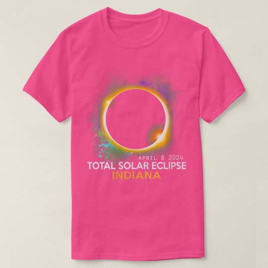 Womens Total Solar Eclipse 2024 Total 040824 in T-Shirt (Design vorne)